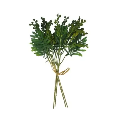 Artificial Leaf Albizia FONTE TZ000034 Height 37 cm Green