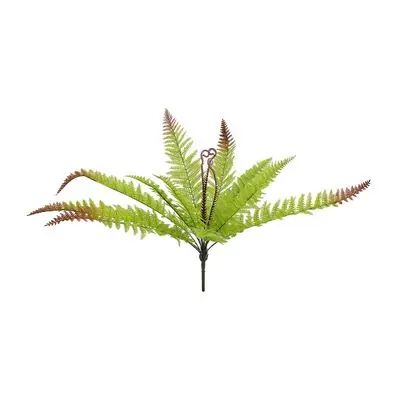 Artificial Leaf Iris Lace Fern FONTE TZ200156 Height 57 cm Green - Brown