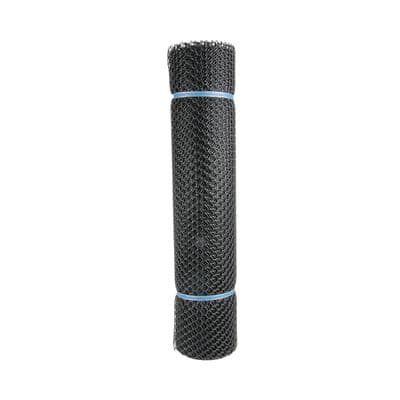 Plastic PVC Net 12 mm (Roll) GREENNET Size 90 cm x 10 m Black