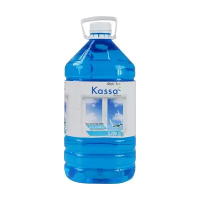 น้ำยาเช็ดกระจก KASSA HOME ขนาด 5,200 มล. สีฟ้า