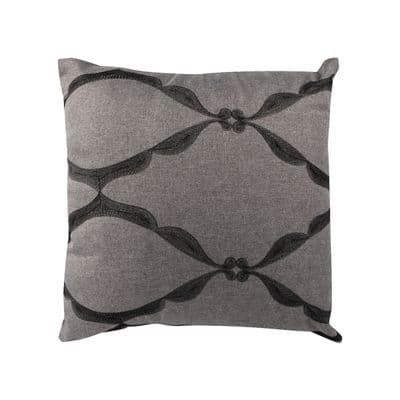 Cushion KASSA HOME Carling Size 45 x 45 cm Grey