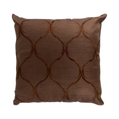 Cushion KASSA HOME Vesta Size 45 x 45 cm Brown