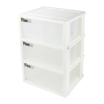 Drawer Storage Fine KEYWAY LKW-LR Size 35.8 CM. White