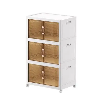 KASSA HOME 3-Teirs Collapsible Drawer (C-2026-L3), 70 x 46 x 112 cm.