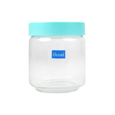Glass Jar Stax OCEANGLASS 5B02517G9403B Size 500 ml. Green