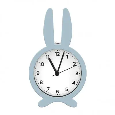 นาฬิกาปลุกตั้งโต๊ะพลาสติก Rabbit KASSA HOME รุ่น EG7104-B-GY สีเทา