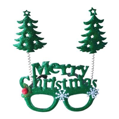 แว่นตาคริสต์มาส Merry Christmas XMas 23 KASSA HOME รุ่น LX-21 สีเขียว