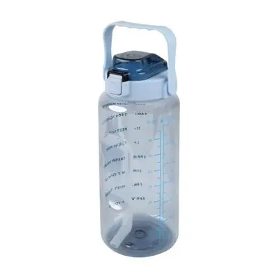 SANDI Water Bottle Plastic with Straw (UTKT-0004_3), 2 Litre, Blue