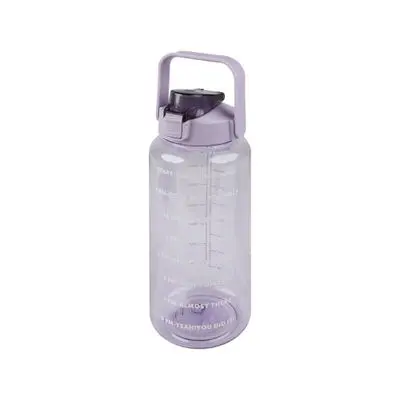 SANDI Water Bottle Plastic with Straw (UTCKT-0101), 2 Litre, Purple