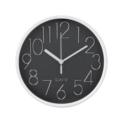 นาฬิกาแขวนผนัง 8 นิ้ว รูบี้ SANDI รุ่น UTWC-0012 สีดำ