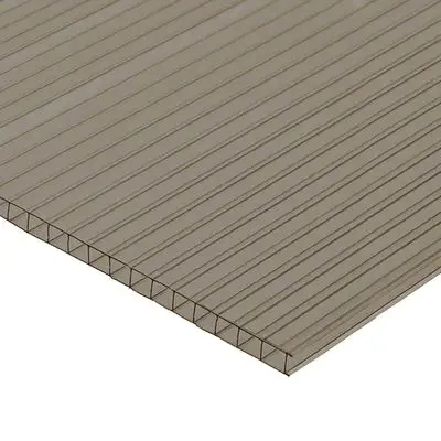 Polycarbonate Board 6 mm LUMINA W-03 Size 1.22 x 2.44 Meter Tea