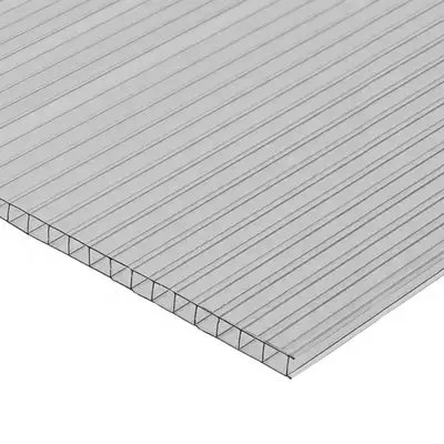 Polycarbonate Board 6 mm LUMINA W-04 Size 1.22 x 2.44 Meter Grey