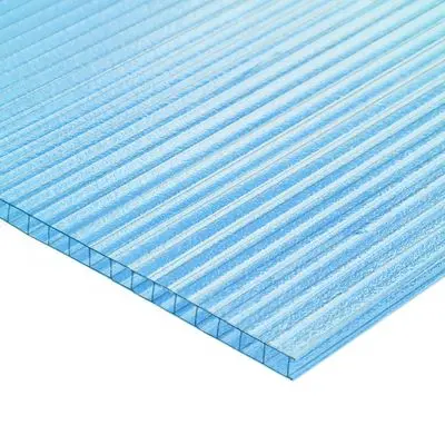 Polycarbonate Board 6 mm LUMINA AP-06 Size 1.22 x 2.44 Meter Blue Pearl