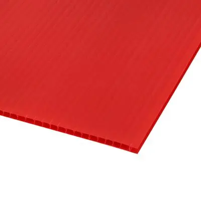 ฟิวเจอร์บอร์ด หนา 3 มม. PLANGO ขนาด 130 x 245 ซม. สีแดง