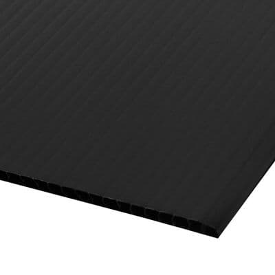 แผ่นฟิวเจอร์บอร์ด หนา 3 มม. PLANGO ขนาด 65 x 49 ซม. สีดำ