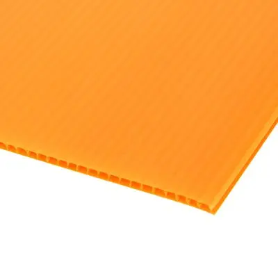 แผ่นฟิวเจอร์บอร์ด หนา 3 มม. PLANGO ขนาด 65 x 49 ซม. สีส้ม