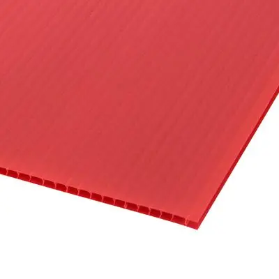 แผ่นฟิวเจอร์บอร์ด หนา 3 มม. PLANGO ขนาด 65 x 122 ซม. สีแดง