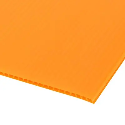 แผ่นฟิวเจอร์บอร์ด หนา 3 มม. PLANGO ขนาด 65 x 80 ซม. สีส้ม