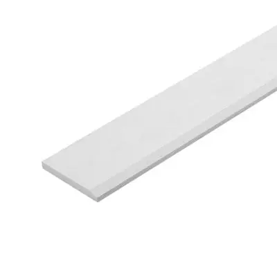 HAHUANG Eave Plank Smooth Bevelled, 15 x 400 x 1.6  cm, (2 Pcs./Pack)