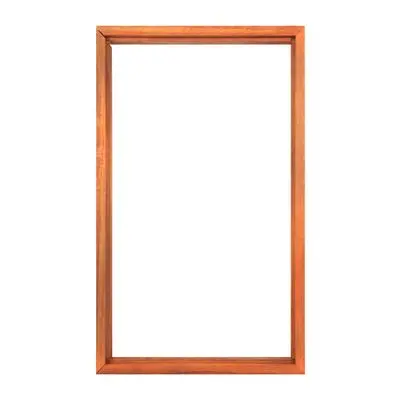 Wood Window Frame KP 1 Channel Size 60 x 100 cm