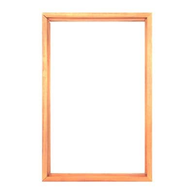 Wooden Window Louver Frame KP 1 Channel Size 60 x 100 cm
