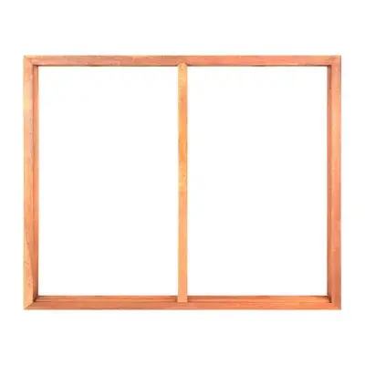 Wooden Window Louver Frame KP No. 2 Channel Size 50 x 100 cm