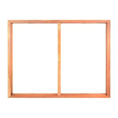 Wooden Window Louver Frame KP No. 2 Channel Size 60 x 100 cm