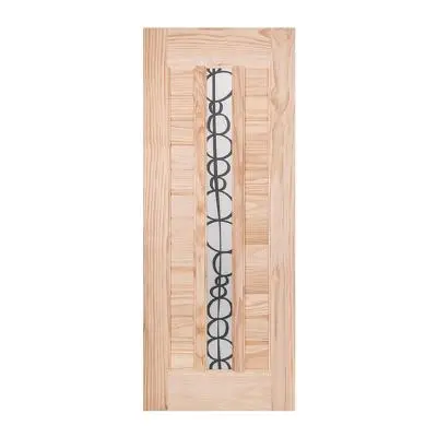New Zealand Pine Door WINDOORS S.PRICE31 Size 80 x 200 cm (Undrilled Doorknob Hole)
