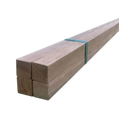 Keruing Wood Lath CM WOOD Size 2.8 x 250 x 2.8 cm. (Pack 4 Pcs.) Natural