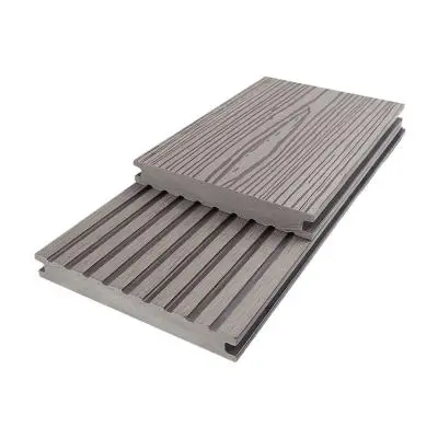 WPC Flooring THAISUN Solid 3D Size 14 x 240 x 2 cm Grey