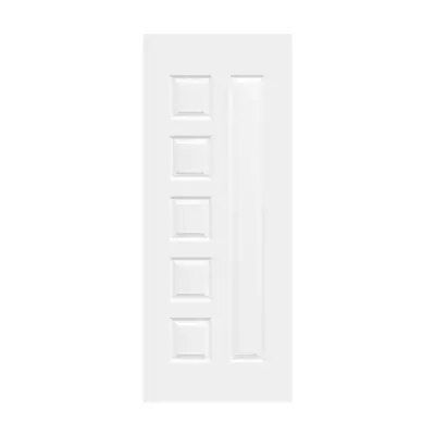 HDF Door Turin METRO 604 Size 80 x 200 cm White Primer (No Knob Drilling)