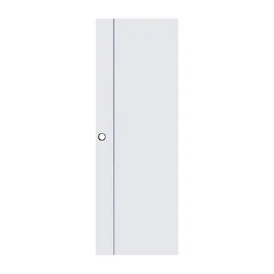 ประตู UPVC ECO DOOR รุ่น X1 ขนาด 70 x 200 ซม. สีขาว (เจาะลูกบิด)