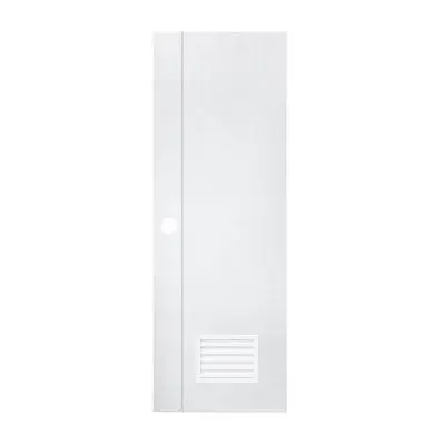 MASTERWOOD MPSW001-I UPVC Door Internal (Door Knob Hole), 70 x 200 cm, White