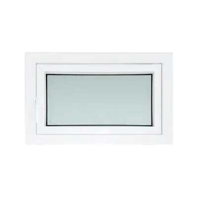 FRAMEX Casement Window UPVC Mosquito Net Laminated Glass (F100), 80 x 50 cm, White