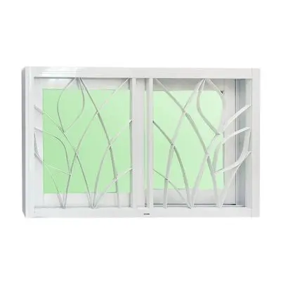 WINKING Aluminum Sliding Window 2 Channels (WKALWWG), 80 x 50 cm