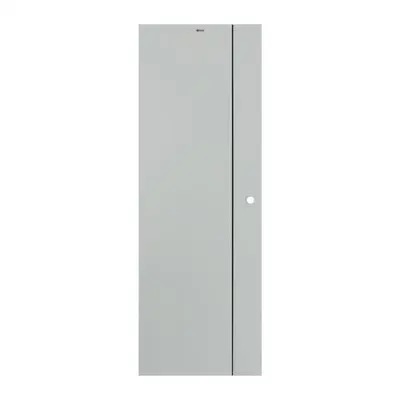 BATHIC uPVC Door (BG1), 70 x 180 cm, Grey Color (Drill Knob)