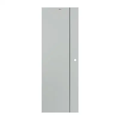 BATHIC uPVC Door (BG1), 70 x 200 cm., Grey Color (Drill Knob)
