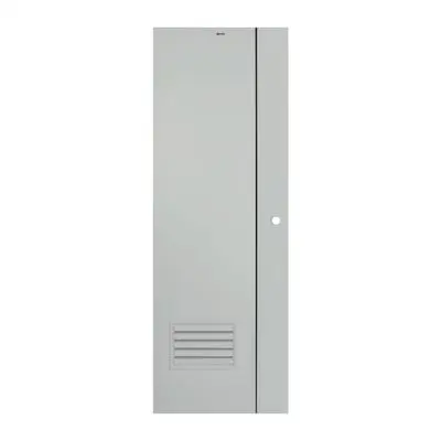 BATHIC uPVC Door (BG2), 70 x 200 cm, Grey Color (Drill Knob)