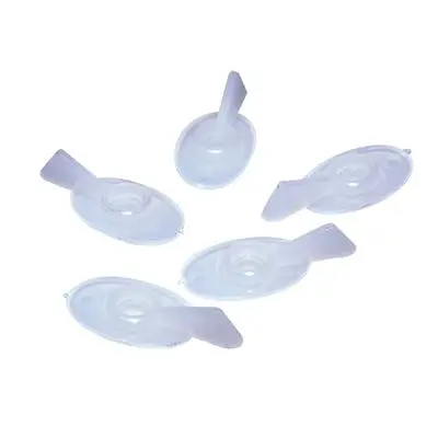 PVC Fish Tail Knob OTP ML4 Size 3 CM. (Pack 10 Pcs.) White