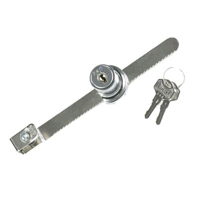 Serrated Mirror Lock Set OTP ML8 (Pack 1 Set) Silver