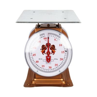 Spring Scale (Flat Plate) CROWN Size 60 KG. / 200 G.