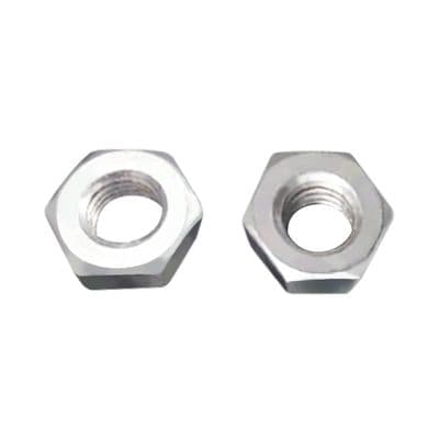 Nut In Metric PAN SIAM M6 MN-610 Size 50 x 10 x 10 MM. (Pack 0.2 Kg.) White Zinc