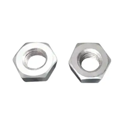 Nut In Metric PAN SIAM M8 MN-812 Size 65 x 12 x 12 MM. (Pack 0.2 Kg.) White Zinc