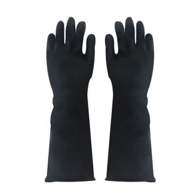 Rubber Gloves Krating PARAGON No. 39-112408 Size 22 MM. XL Black
