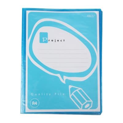 Display File with Pocket 20 Sheets ORCA NHA-121 Size A4 Blue