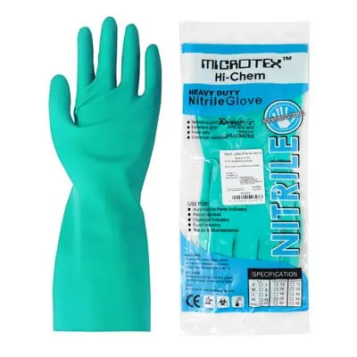 Nitrile Glove PARAGON No. 38-321308 Size M Green
