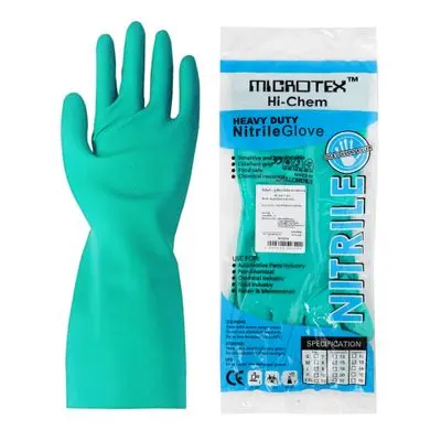 Nitrile Glove PARAGON No.38-321308 Size L Green
