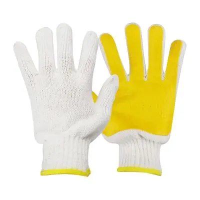 ถุงมือถักเคลือบยาง MICROTEX รุ่น 15-551107 สีเหลือง
