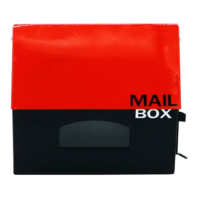 ตู้จดหมาย Two Tone Mini GIANT KINGKONG ขนาด 22.5 x 10 x 23.3 ซม. สีแดง - ดำ
