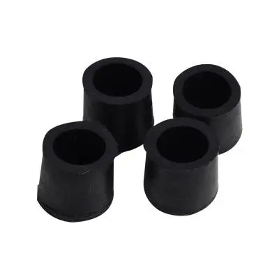 Round Rubber Caps GIANT KINGKONG  C58 Size 5/8 Inch Pack 4 Pcs. Black